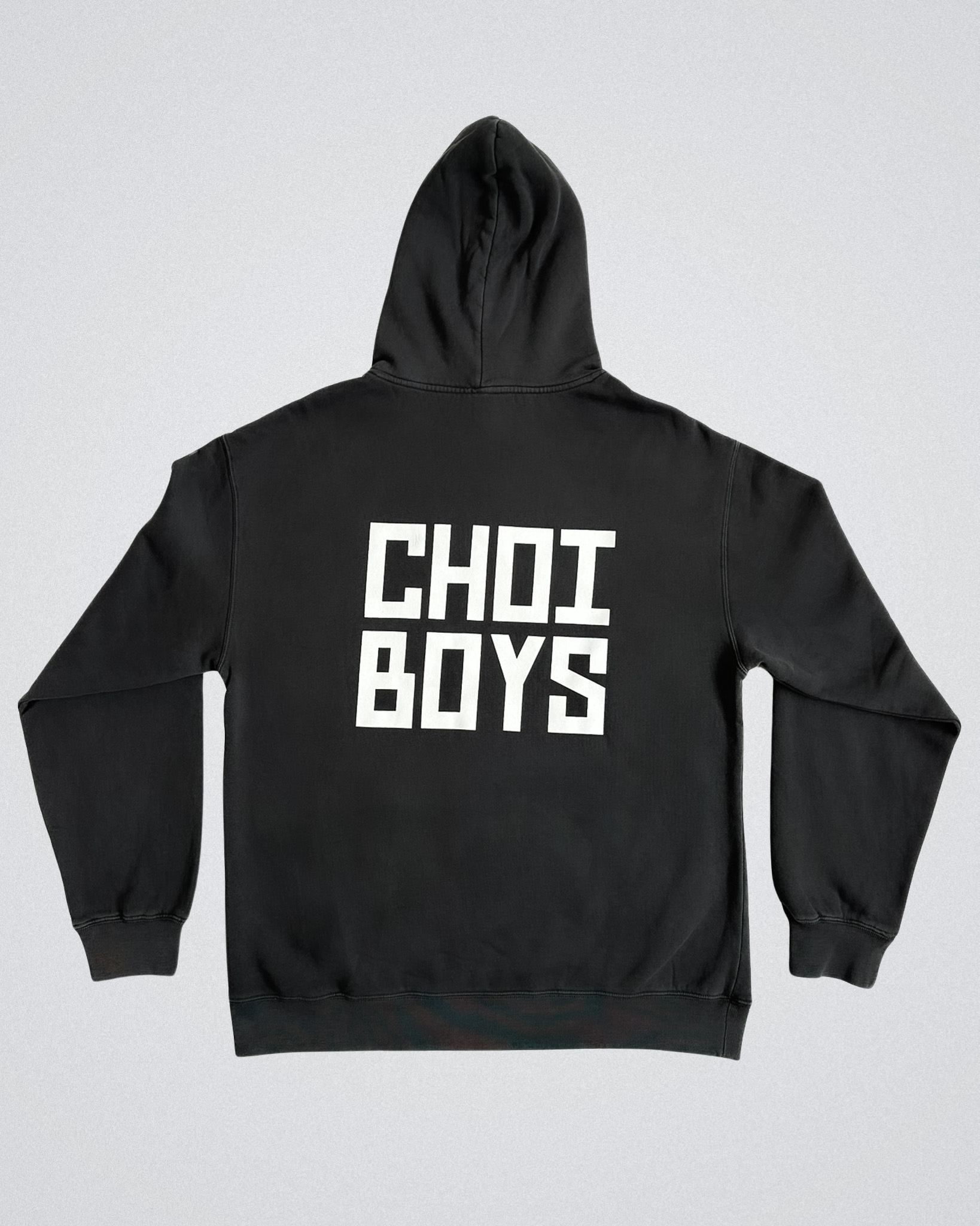 CHOI BOYS DOJANG OVERSIZED HOODIE - BLACK FADED