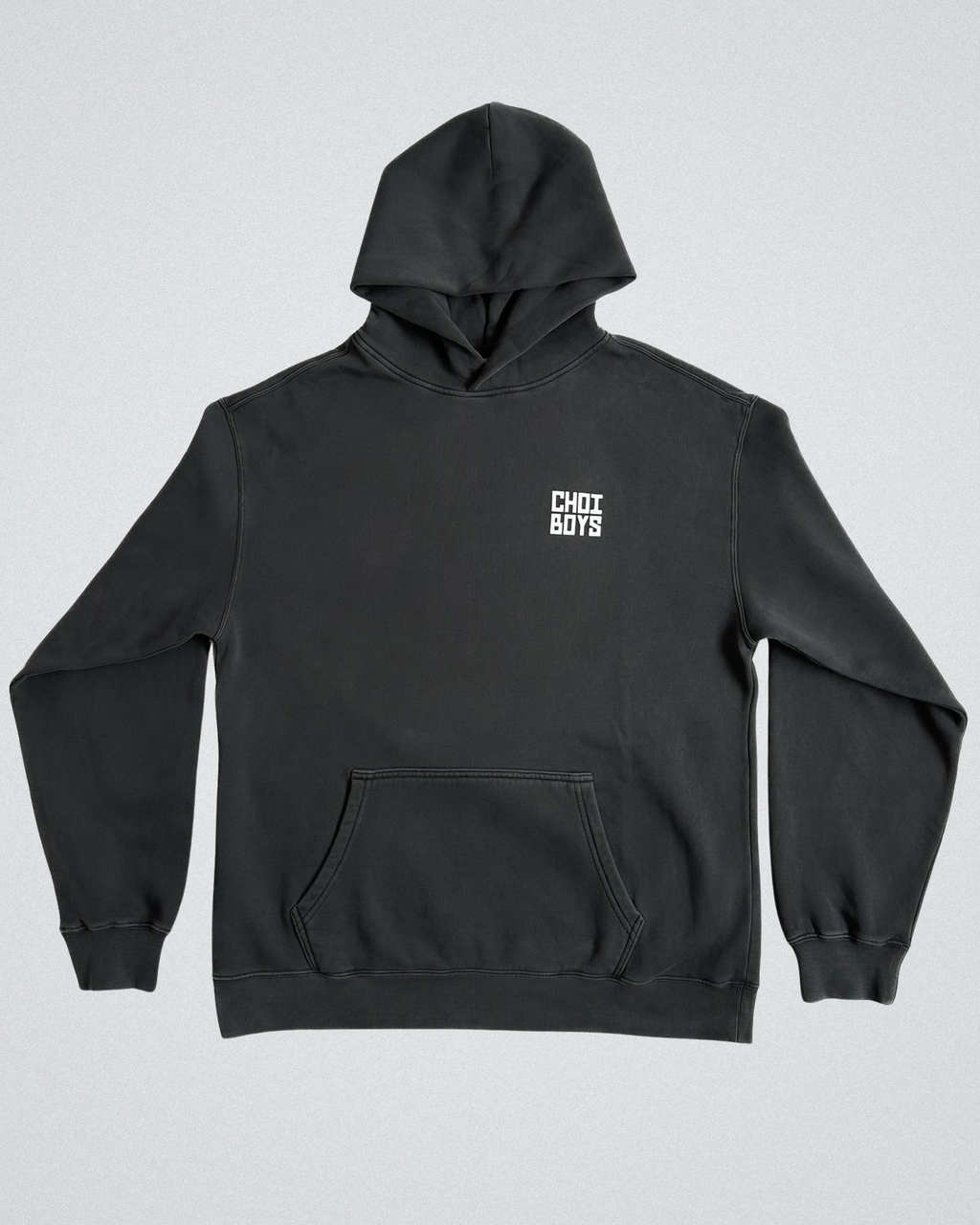 CHOI BOYS DOJANG OVERSIZED HOODIE - BLACK FADED