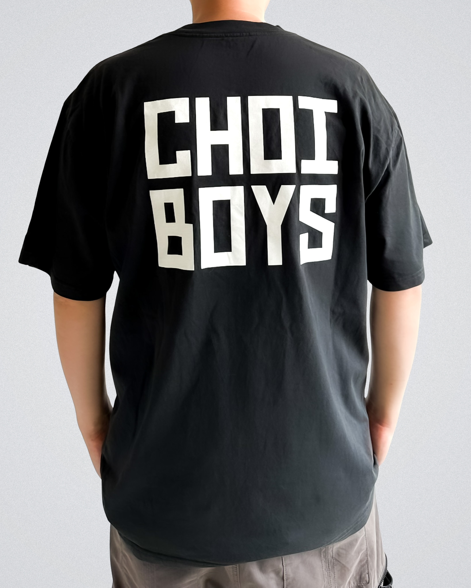 CHOI BOYS DOJANG OVERSIZED TEE - BLACK FADED