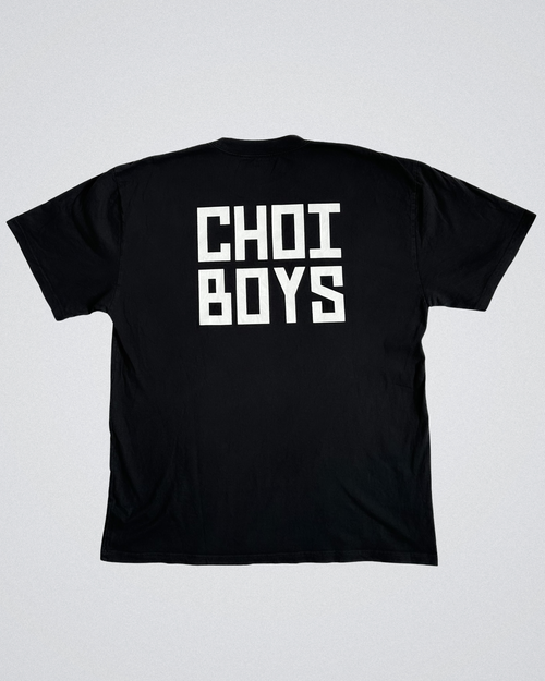 CHOI BOYS DOJANG OVERSIZED TEE - BLACK FADED