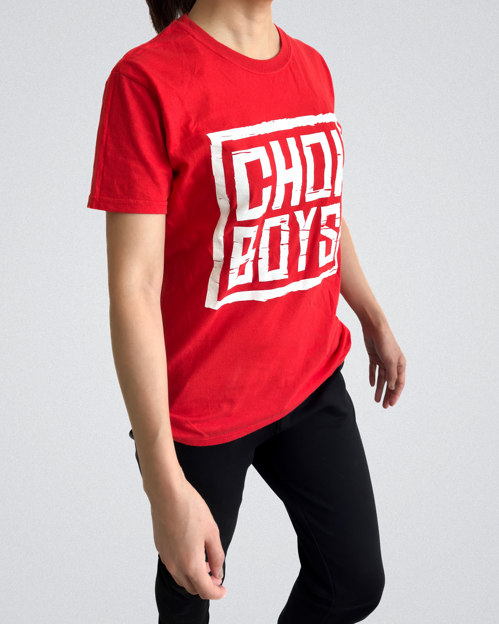 CHOI BOYS DOJANG POP-UP TEE (BURGERS & BAP) - RED