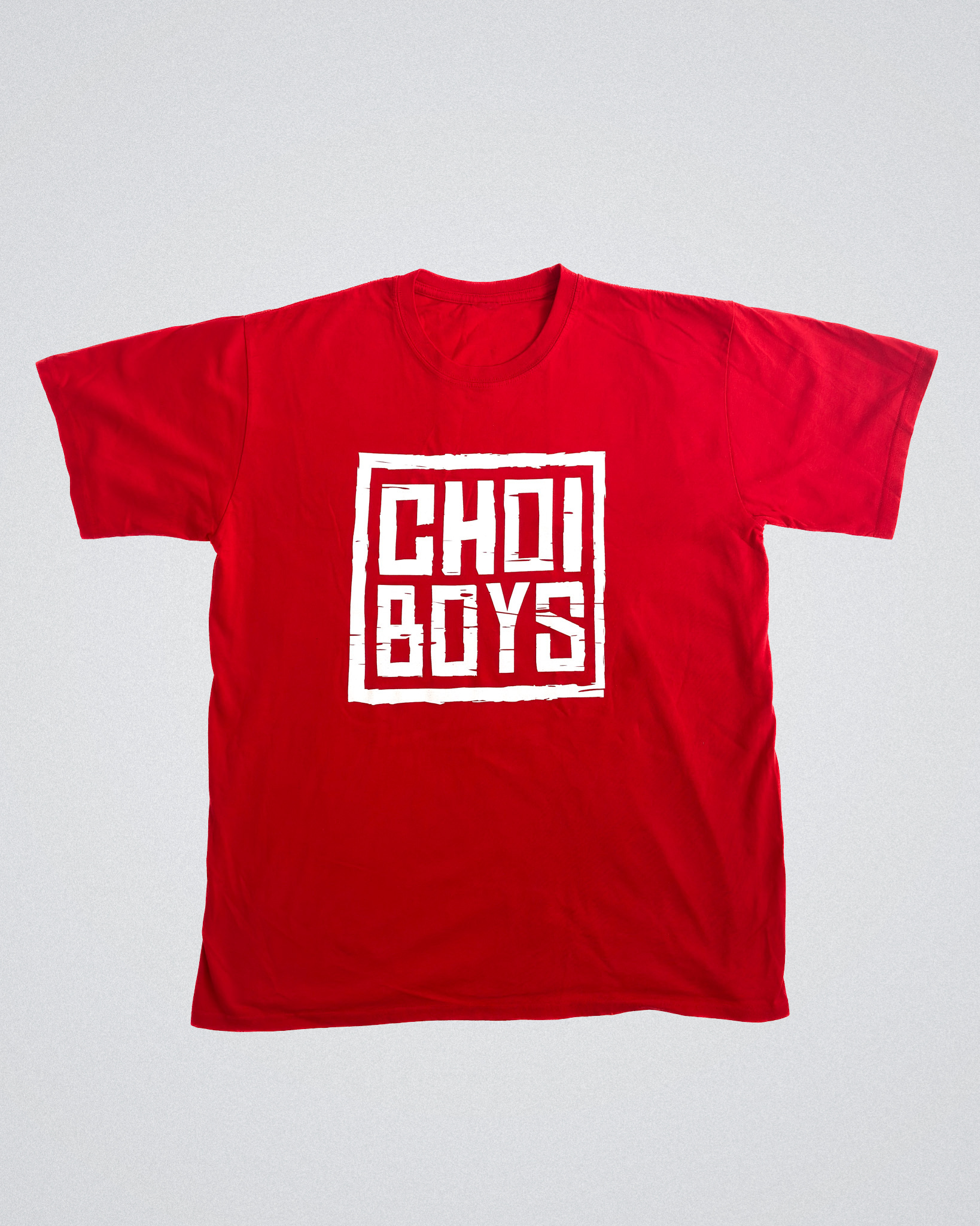 CHOI BOYS DOJANG POP-UP TEE (BURGERS & BAP) - RED