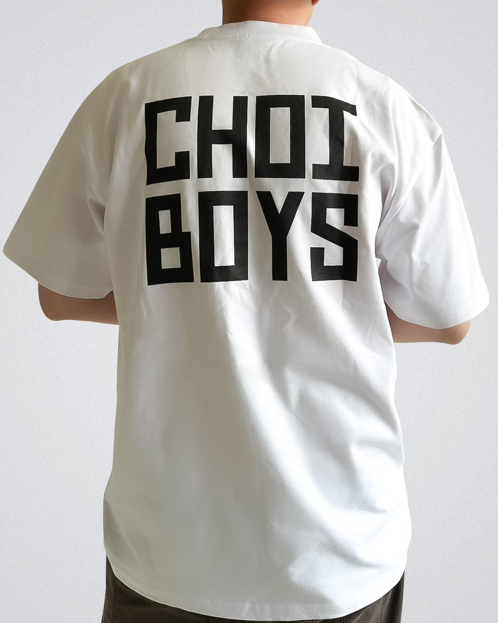 CHOI BOYS DOJANG OVERSIZED TEE - WHITE