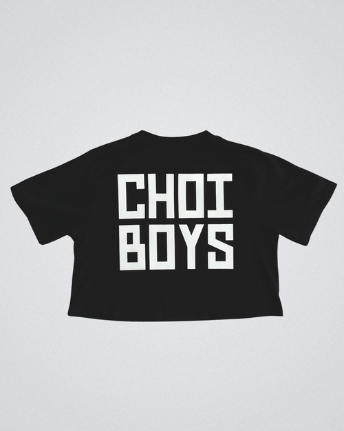 CHOI BOYS DOJANG WOMEN’S CROPPED TEE - BLACK